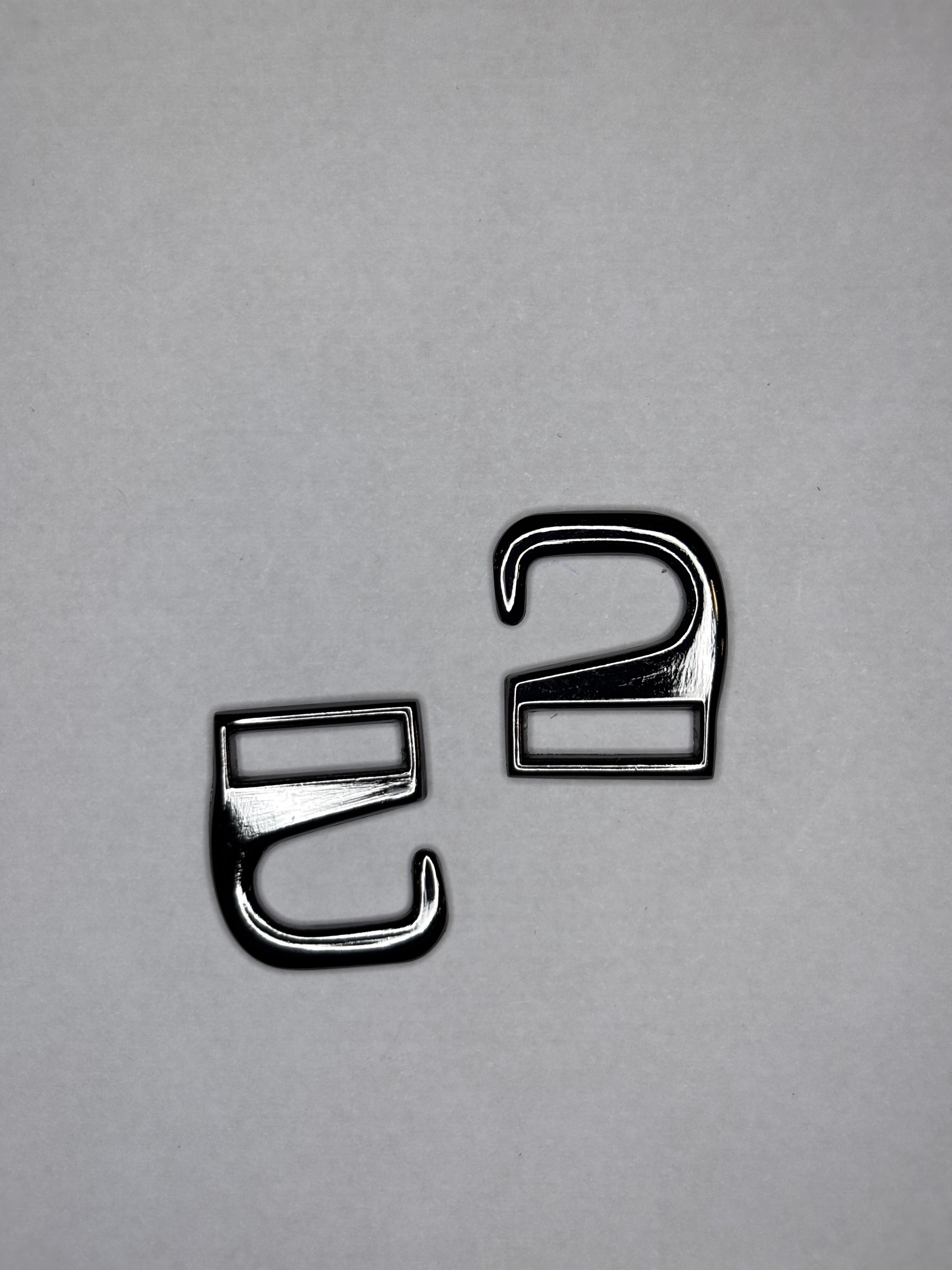 Hook buckle 11719 - Nickel - 1 cm hebilla de gancho G