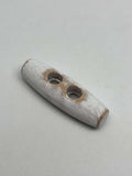Button B145 White Polyester 2-Hole Button 22mm (35L)