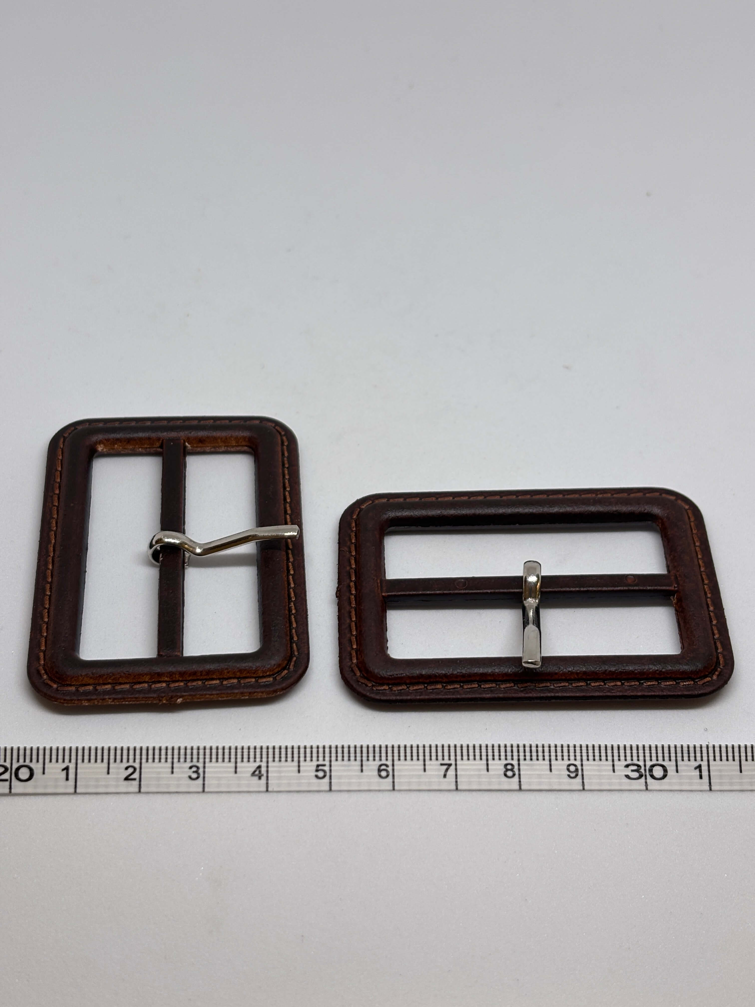Belt buckle 12725 /50 mm - Brown hebilla