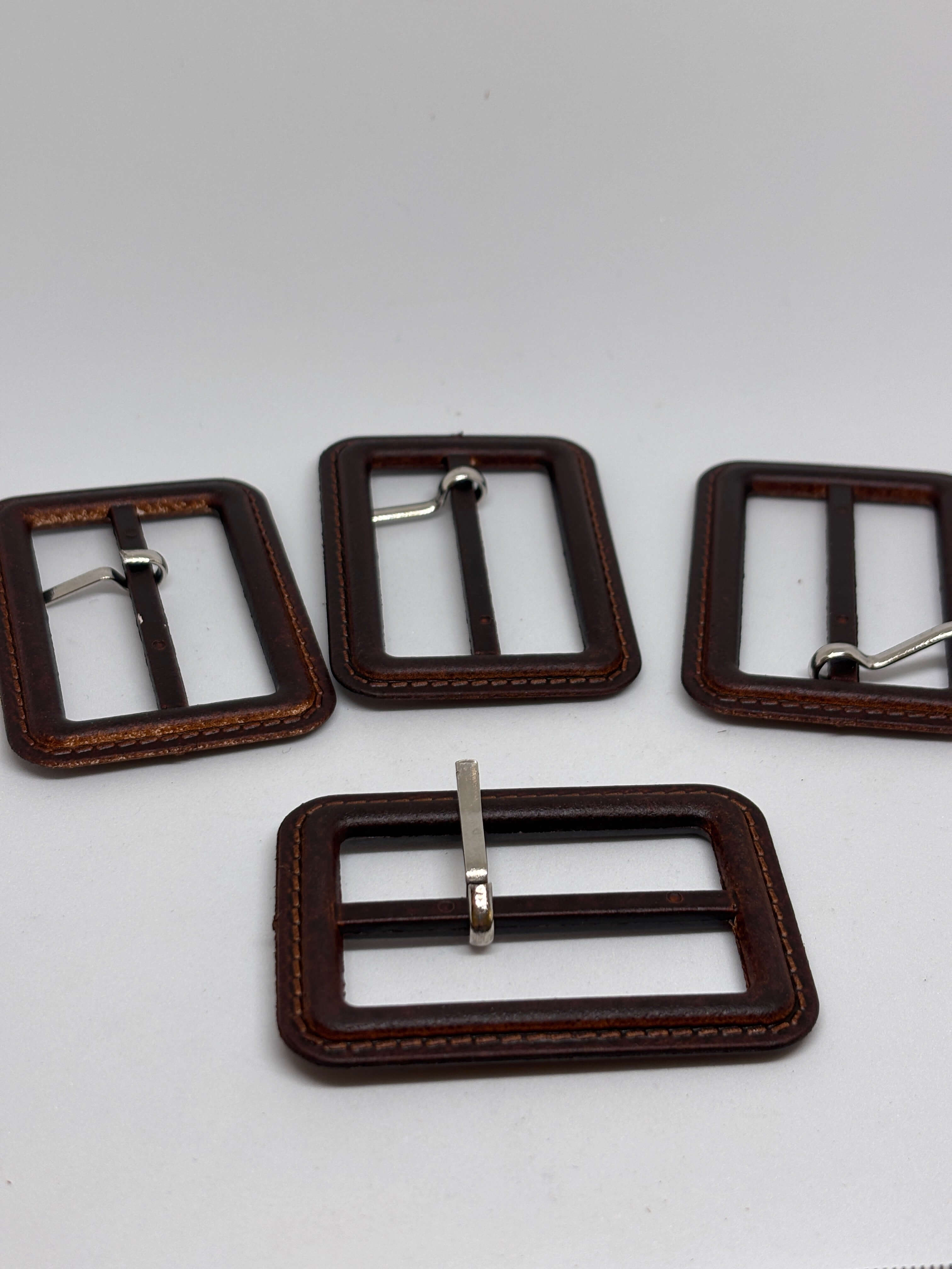 Belt buckle 12725 /50 mm - Brown hebilla