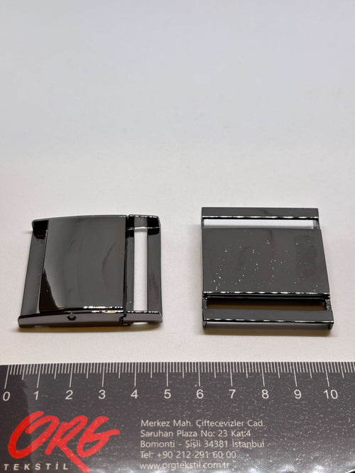 Hebilla de cinturón W3410 de 30 mm, hebilla metálica brillante para accesorios de moda. belt buckle