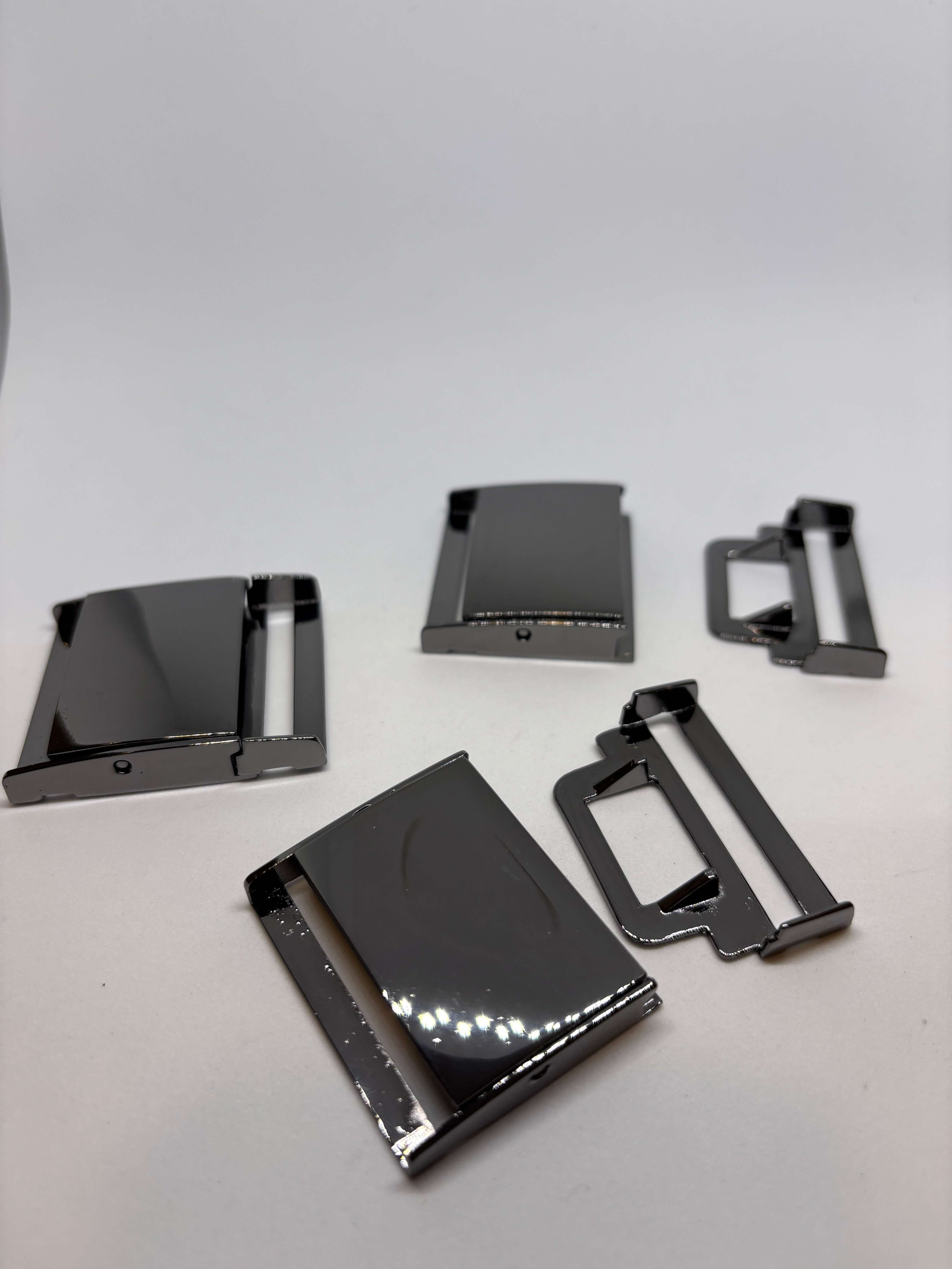 Hebilla de cinturón W3410 de 30 mm, hebilla metálica brillante para accesorios de moda. belt buckle