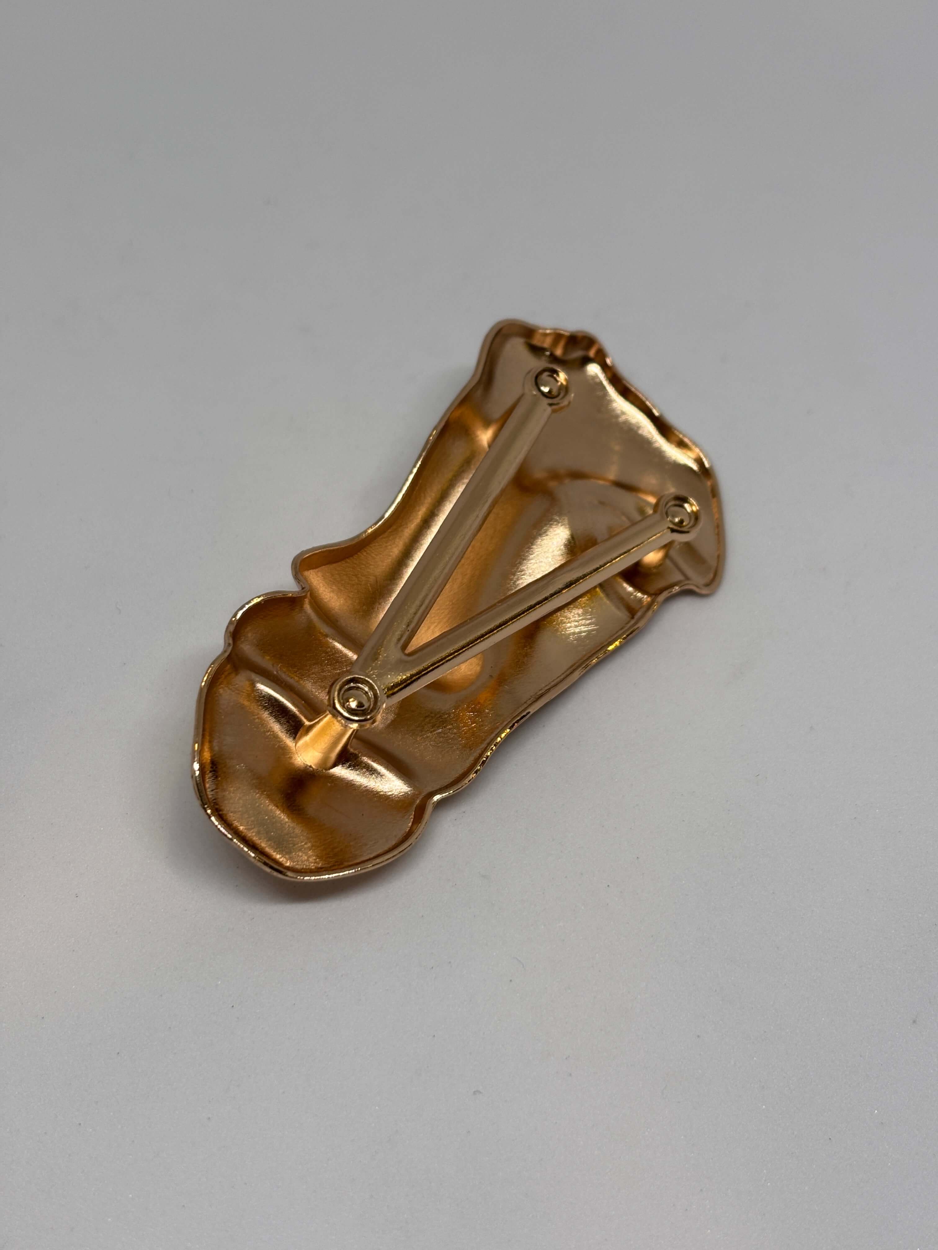 Buckle R6454 Gold - Face shape - 8cm hebilla