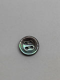 Botón 16TBP Nácar Natural 4 Agujeros 10mm con acabado perlado iridiscente para sastrería elegante. button