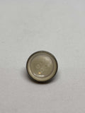Botón 382/26 de vástago en plata de 11 mm, con acabado elegante y diseño de 4 agujeros. button