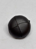 Button B1 Bitter coffee - Genuine Leather - 23mm - Shank button botón