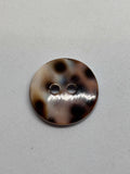 Botón TG35/2H Nácar Natural botón 2 agujeros 18mm con brillo iridiscente y diseño redondo plano. button