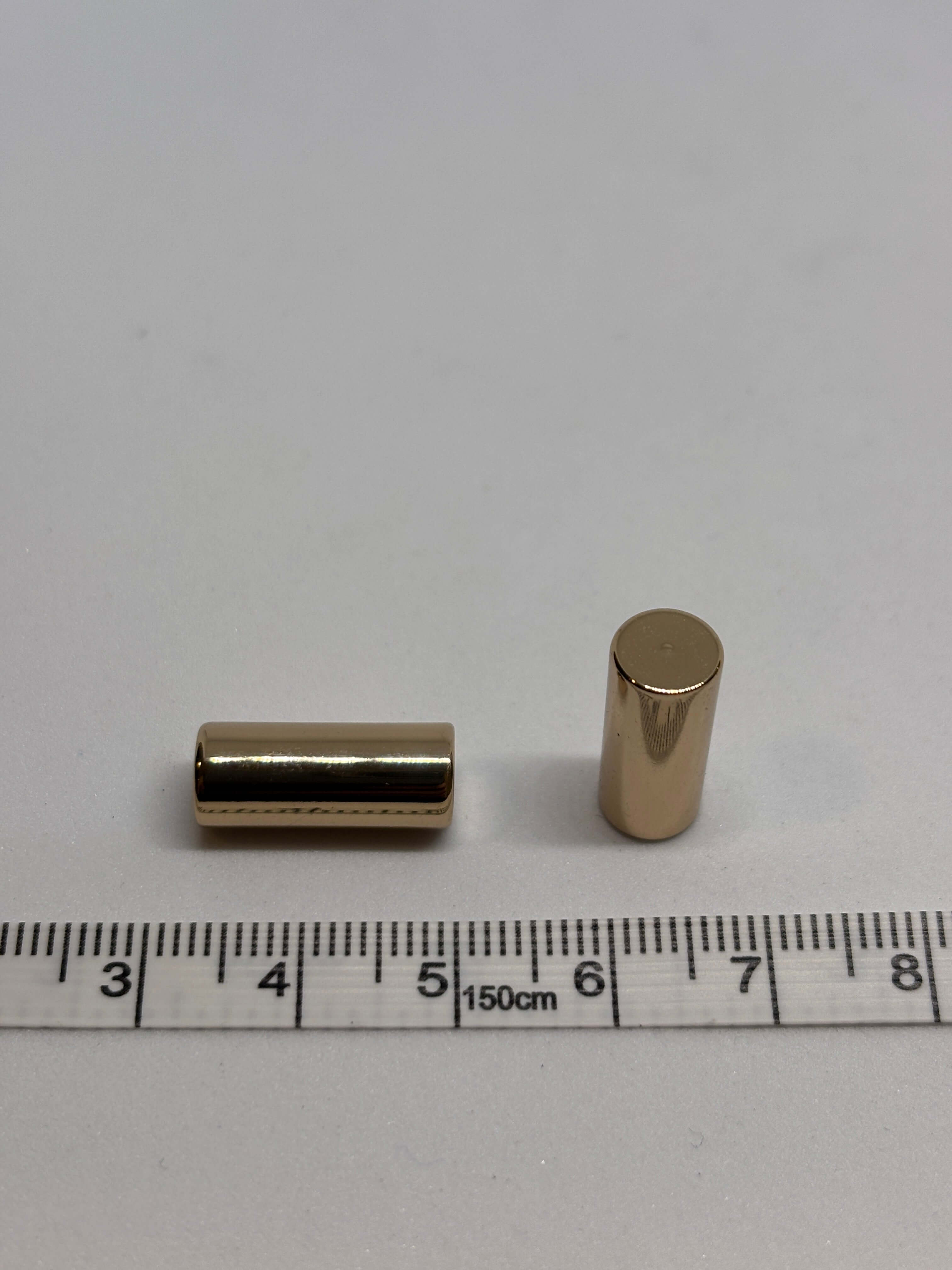 Cord end 3179 - Gold - 1.5 cm corchete