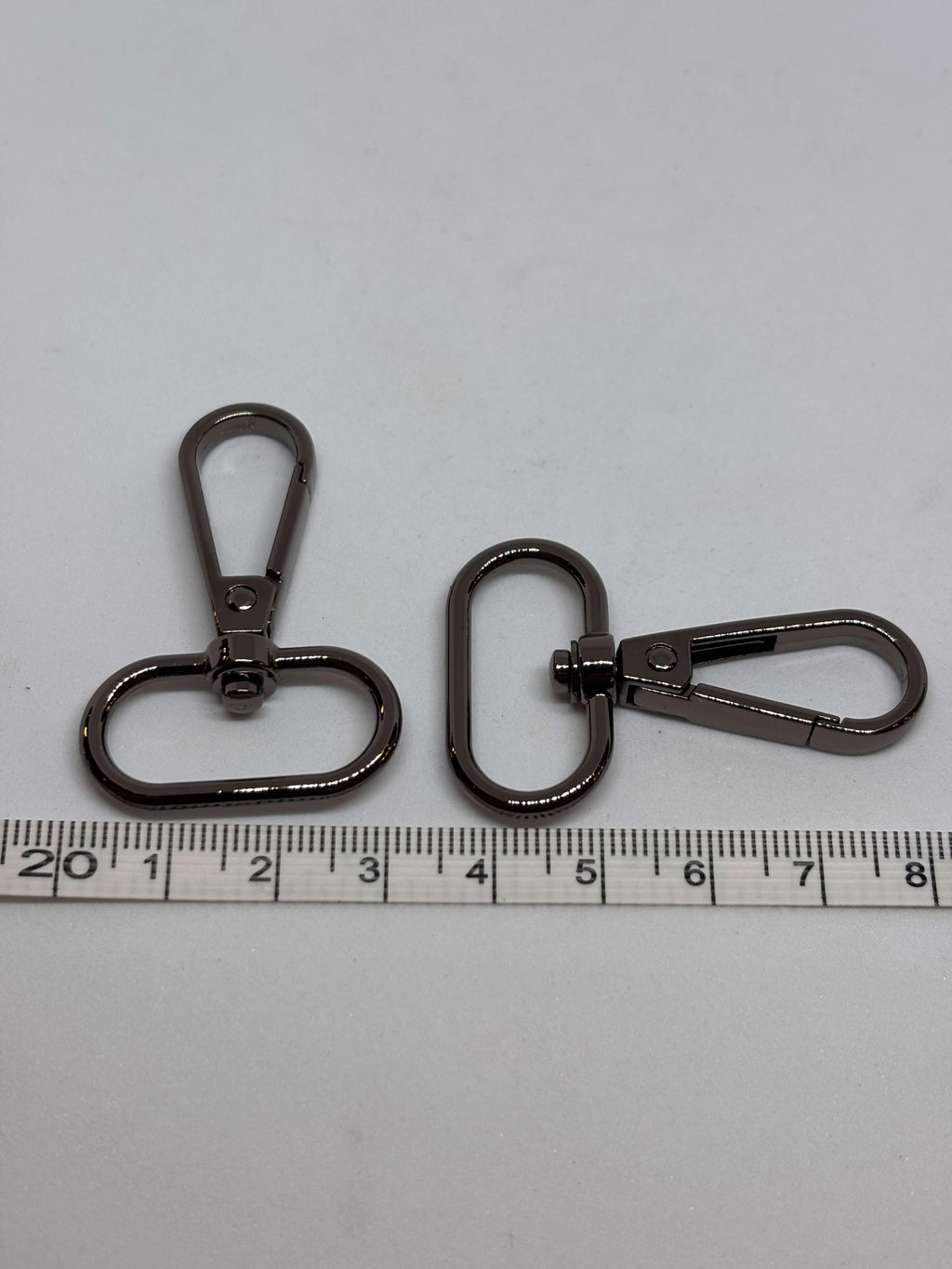 Hook keychain R5412 - Nickel - 4.5 cm corchete
