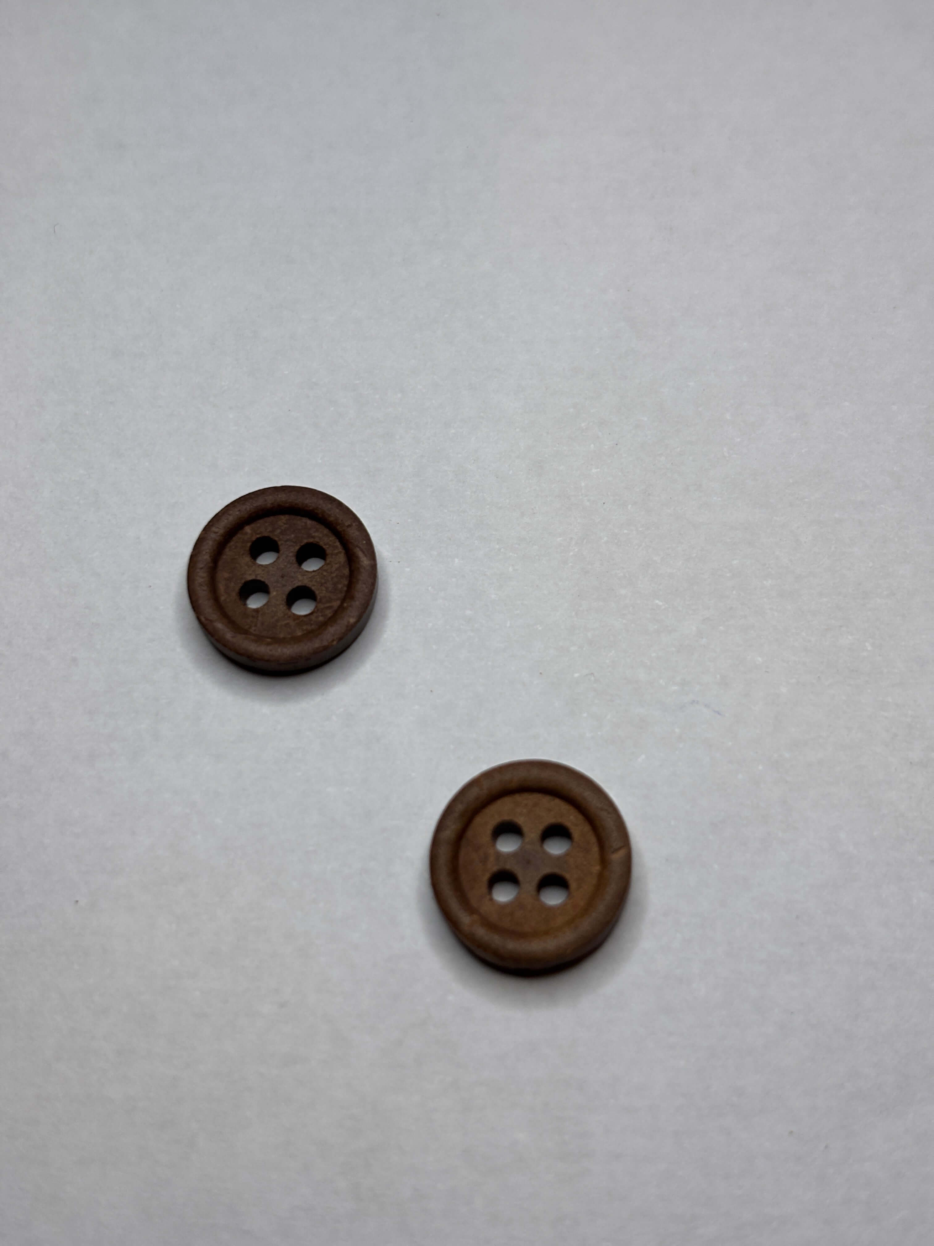 Button NH45 - Coconut - 10mm 11mm - 4 holes boton