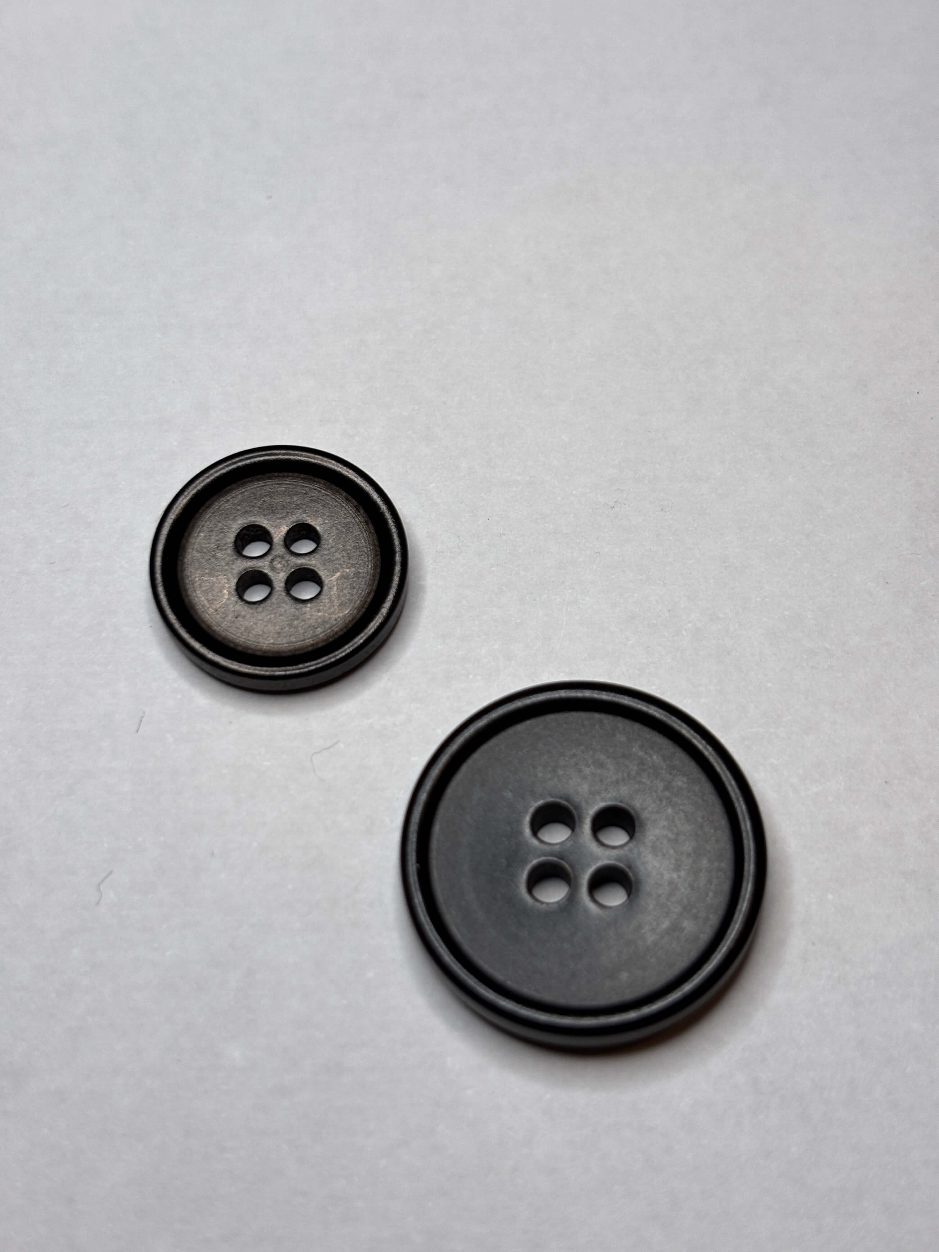 Button D019 - Corozo - 15mm 20mm - 4 holes boton