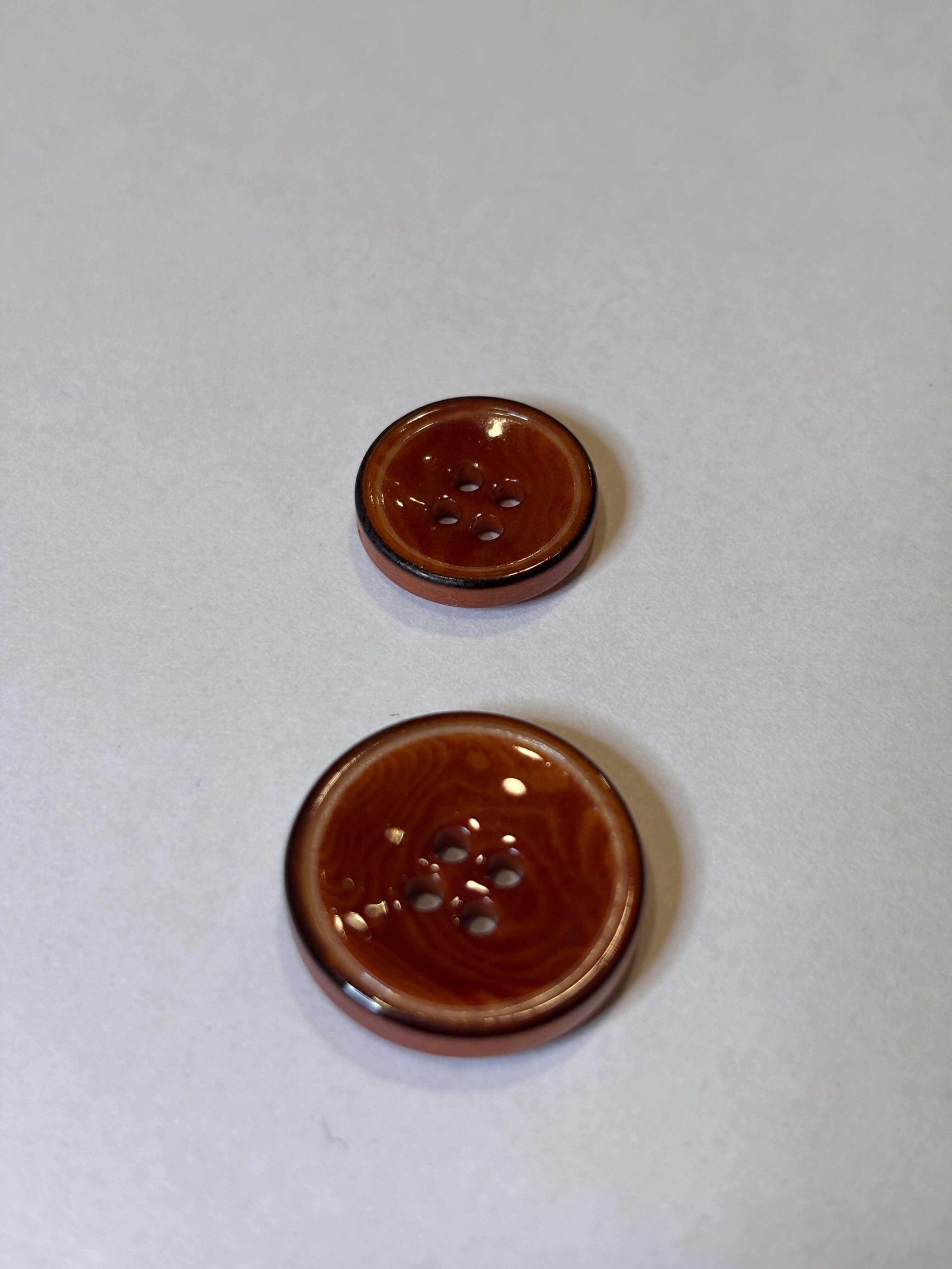 Button D31944 - Corozo - 15mm 20mm - 4 holes boton