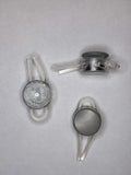 Cord end YK0010 - Grey - 1.4 cm tapon
