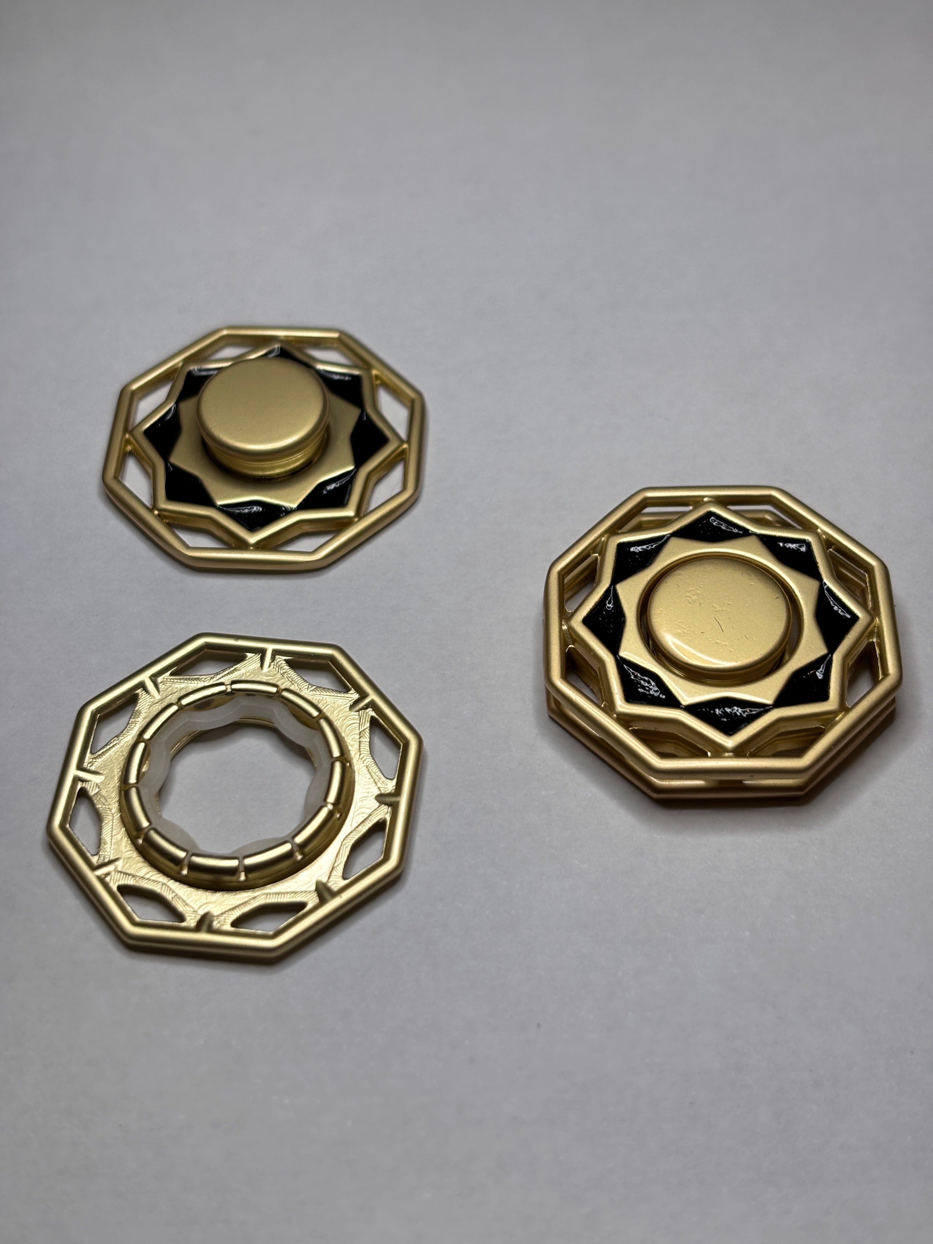 Button D 2090/MAT GOLD - 26mm - Snap button boton