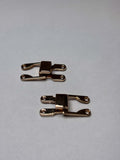 Hook and eye G 2219 - GOLD - 2 cm corchete
