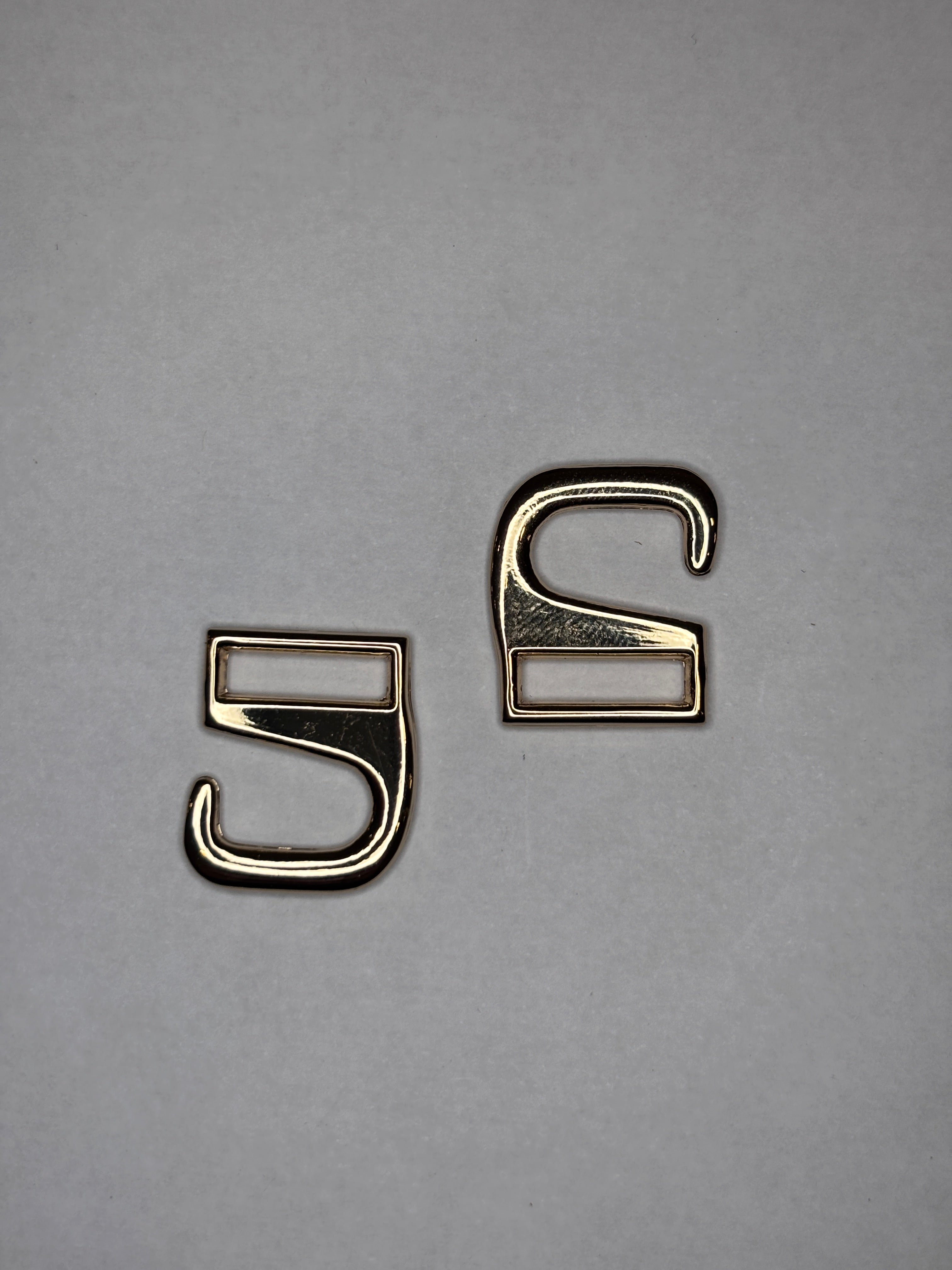 Hook buckle 11719 - Gold - 1 cm hebilla de gancho G