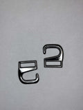Hook buckle 11719 - Nickel - 1 cm hebilla de gancho G