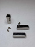 Cord end M1609 - Nickel - 1.5 cm tapon