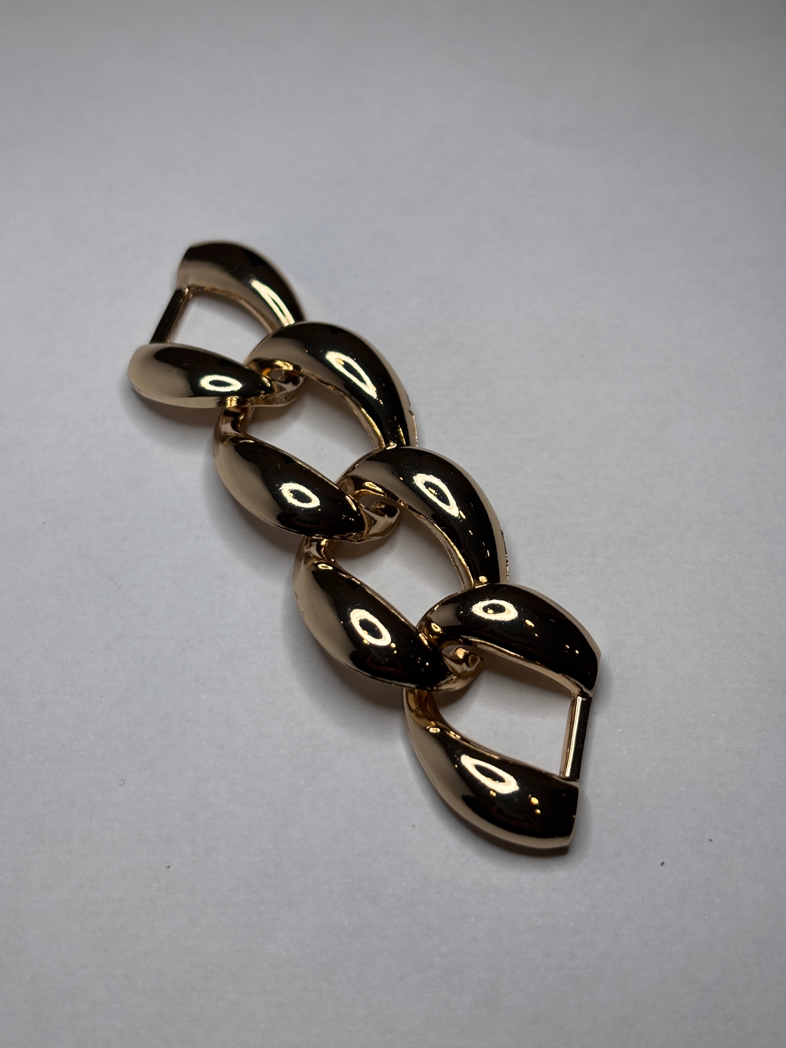 Chain buckle V1721 - Gold - 7 cm hebilla de cadena