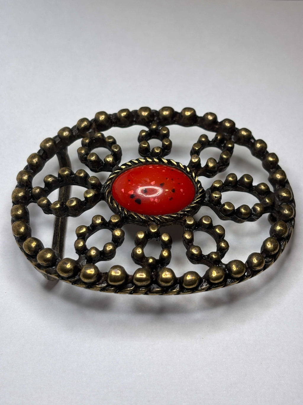 Belt buckle M 1012 - Red - 42 mm hebilla de cinturon