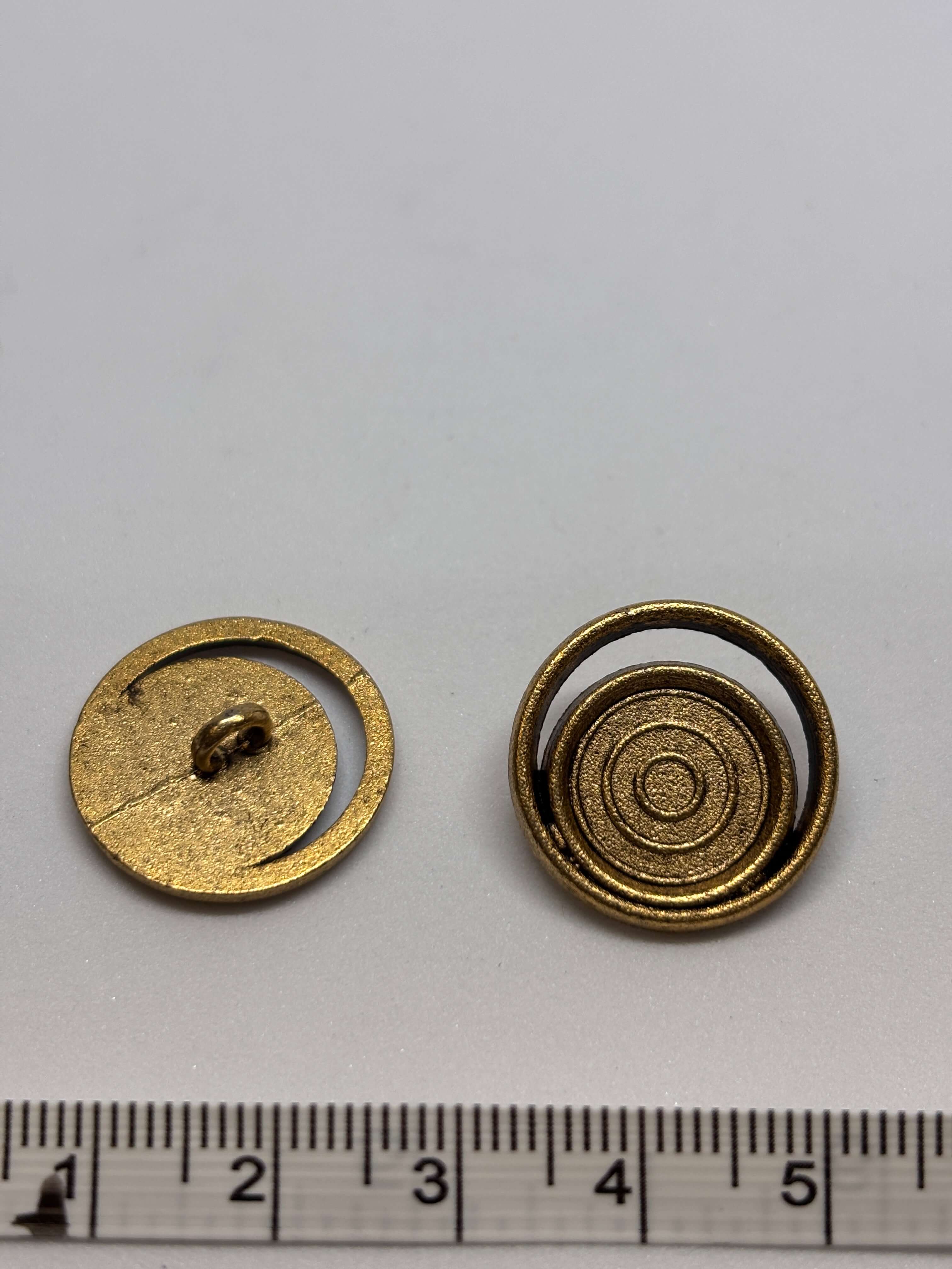 Button Z501 - 25mm - Shank button boton de pie