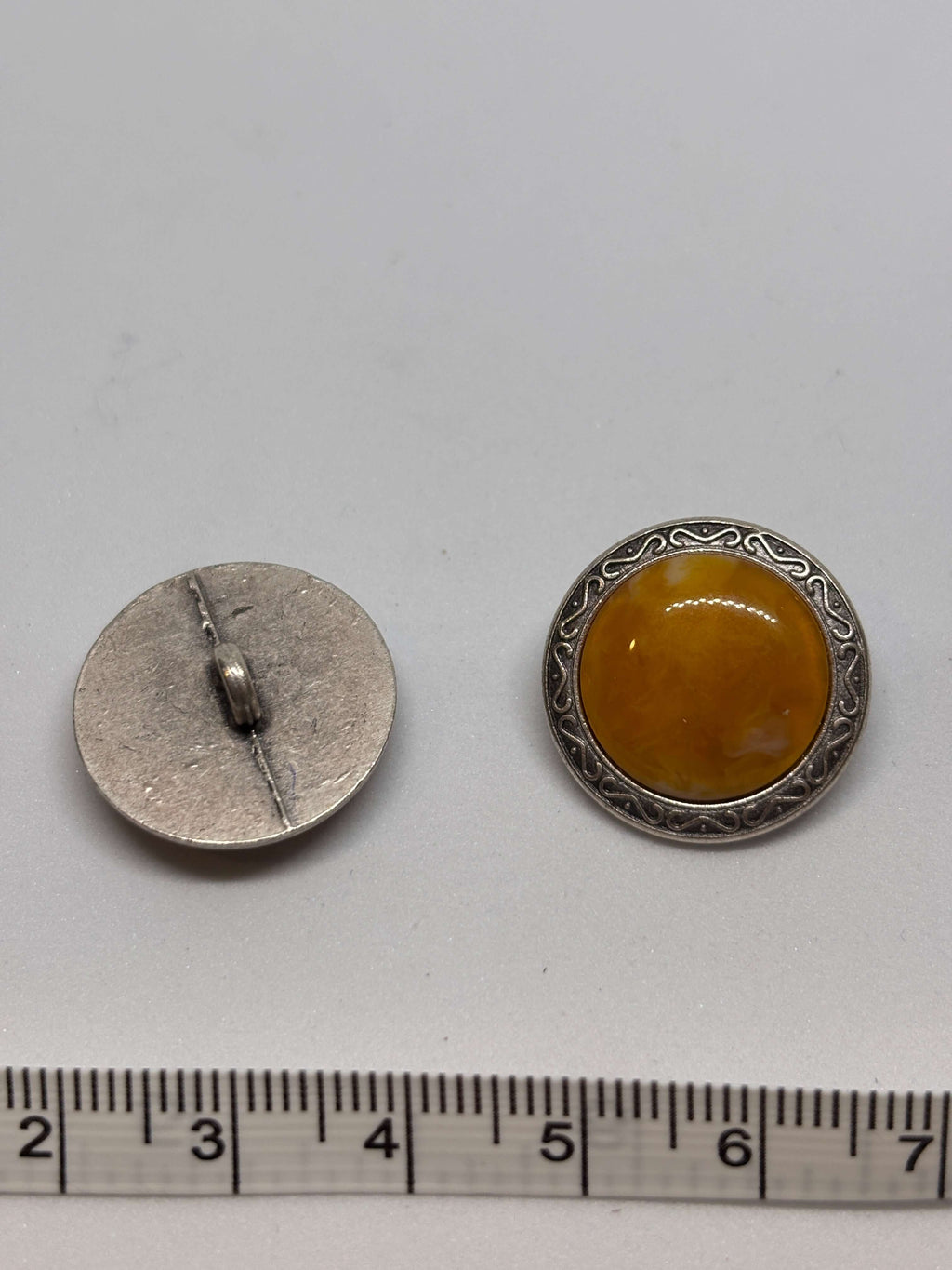 Button Z536 - 20mm - Shank button boton de pie