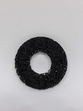 Buckle C1768 Black - Ring design - 6cm hebilla