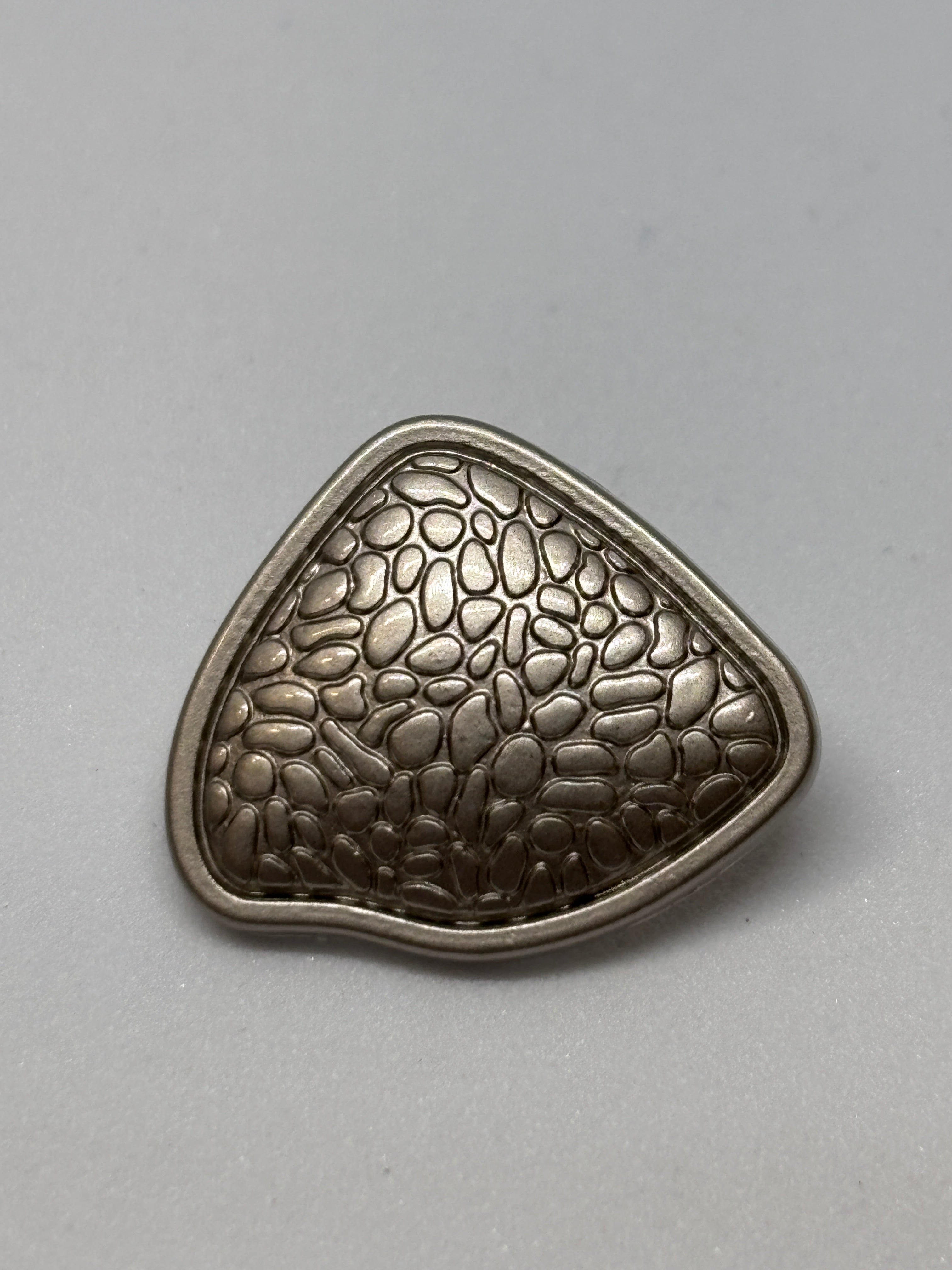 Button H6086 - 20mm (32") - Nickel Shank button boton