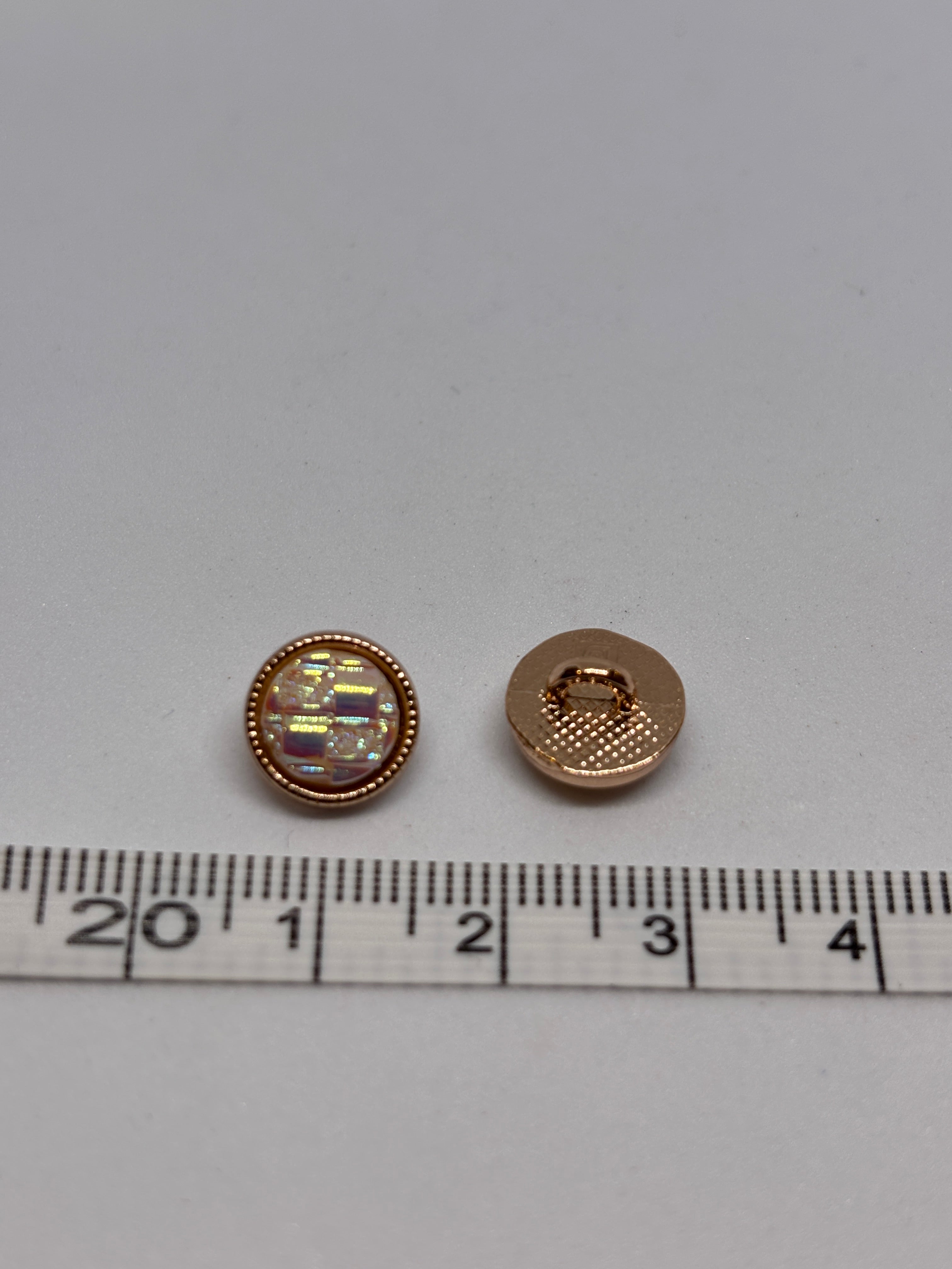 Button B7982 - 10mm (16") - Shank button boton