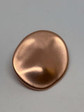 Button PMC6366 - 34mm (54") - Shank button made of metal with a shiny copper finish. Botón