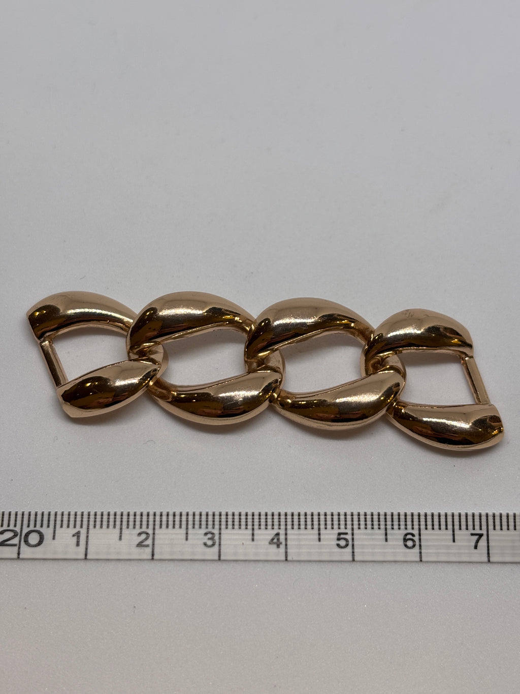 Chain buckle V1721 - Gold - 7 cm hebilla de cadena