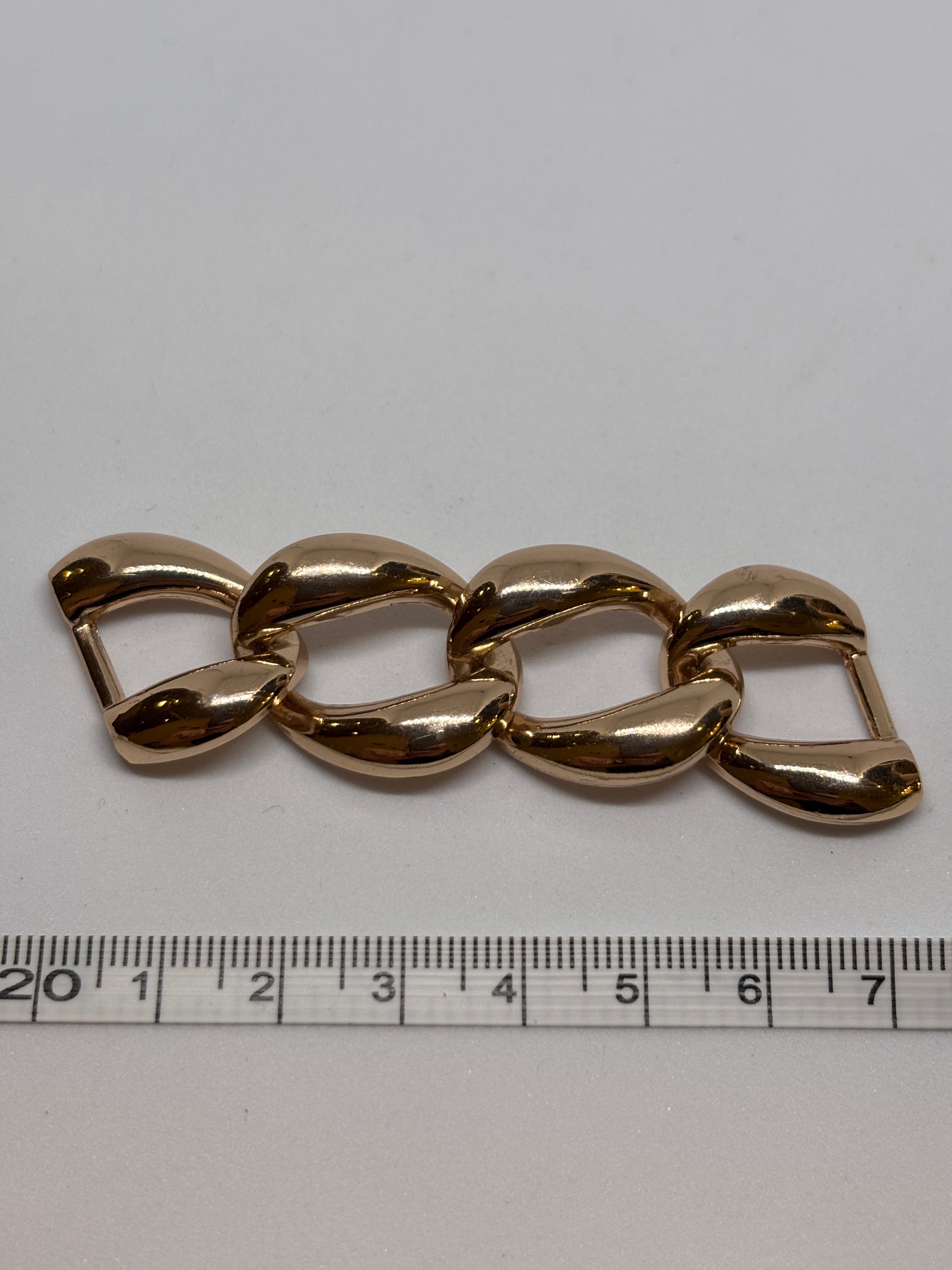 Chain buckle V1721 - Gold - 7 cm hebilla de cadena