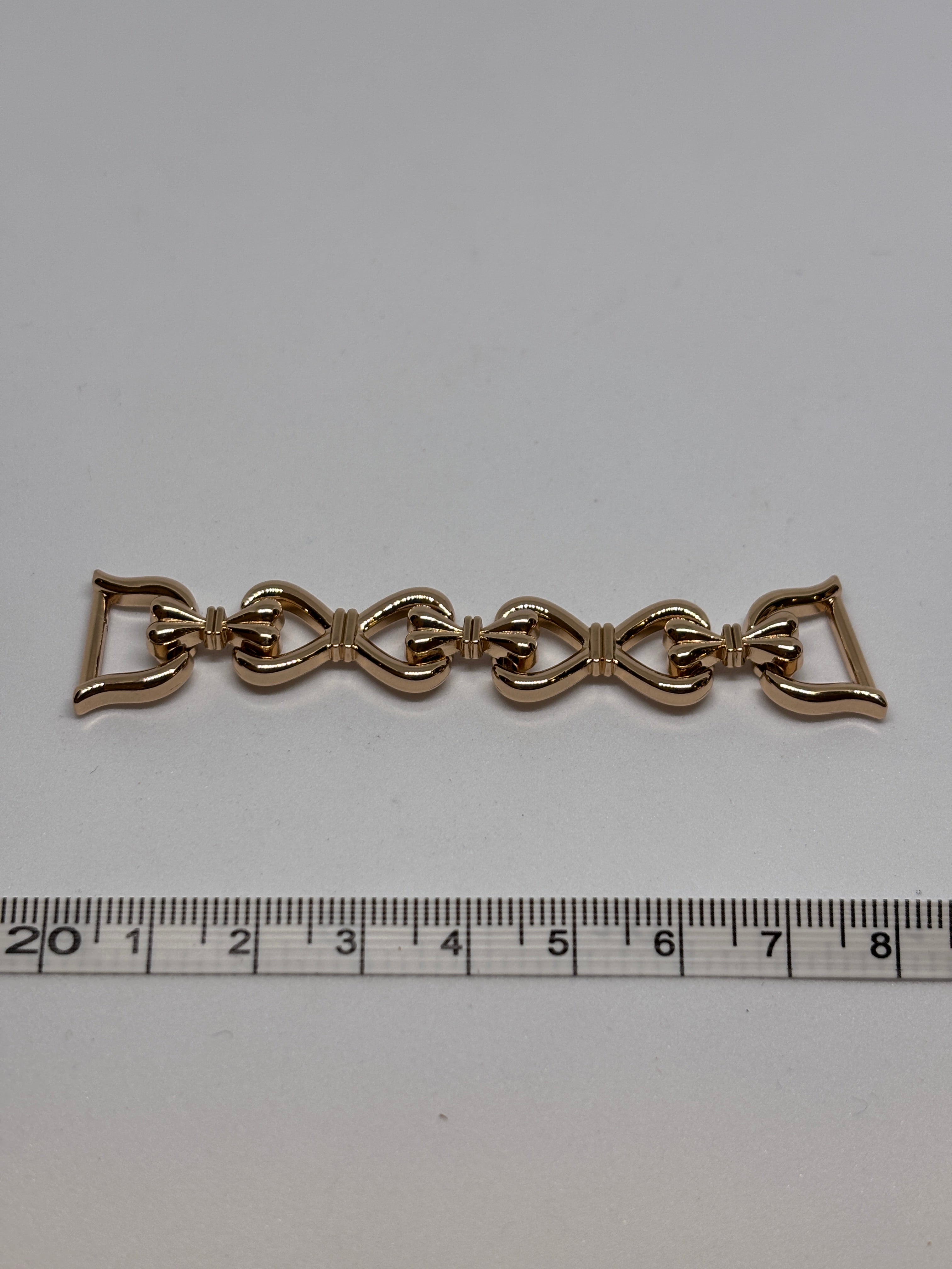 Chain buckle XT-V024 - Gold - 8 cm hebilla de cadena