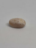 Botón NY008 de hueso auténtico, forma ovalada y tonos crema-blanco, muestra belleza natural y elegancia atemporal. button