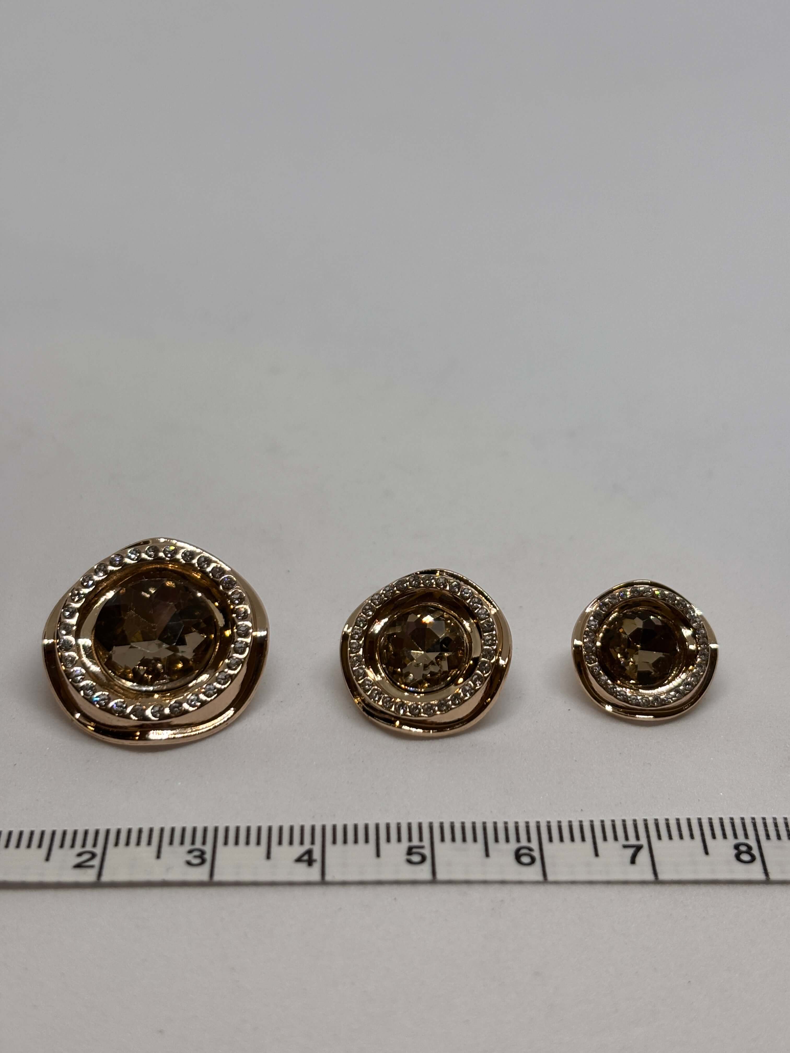 Button B8174 GY - 15mm-18mm-23mm - Shank button boton de pie