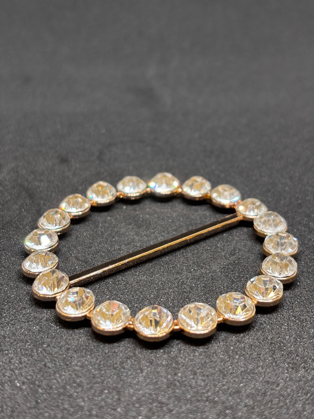 Buckle H6250 Nickel Gold - Ring design - 50mm hebilla