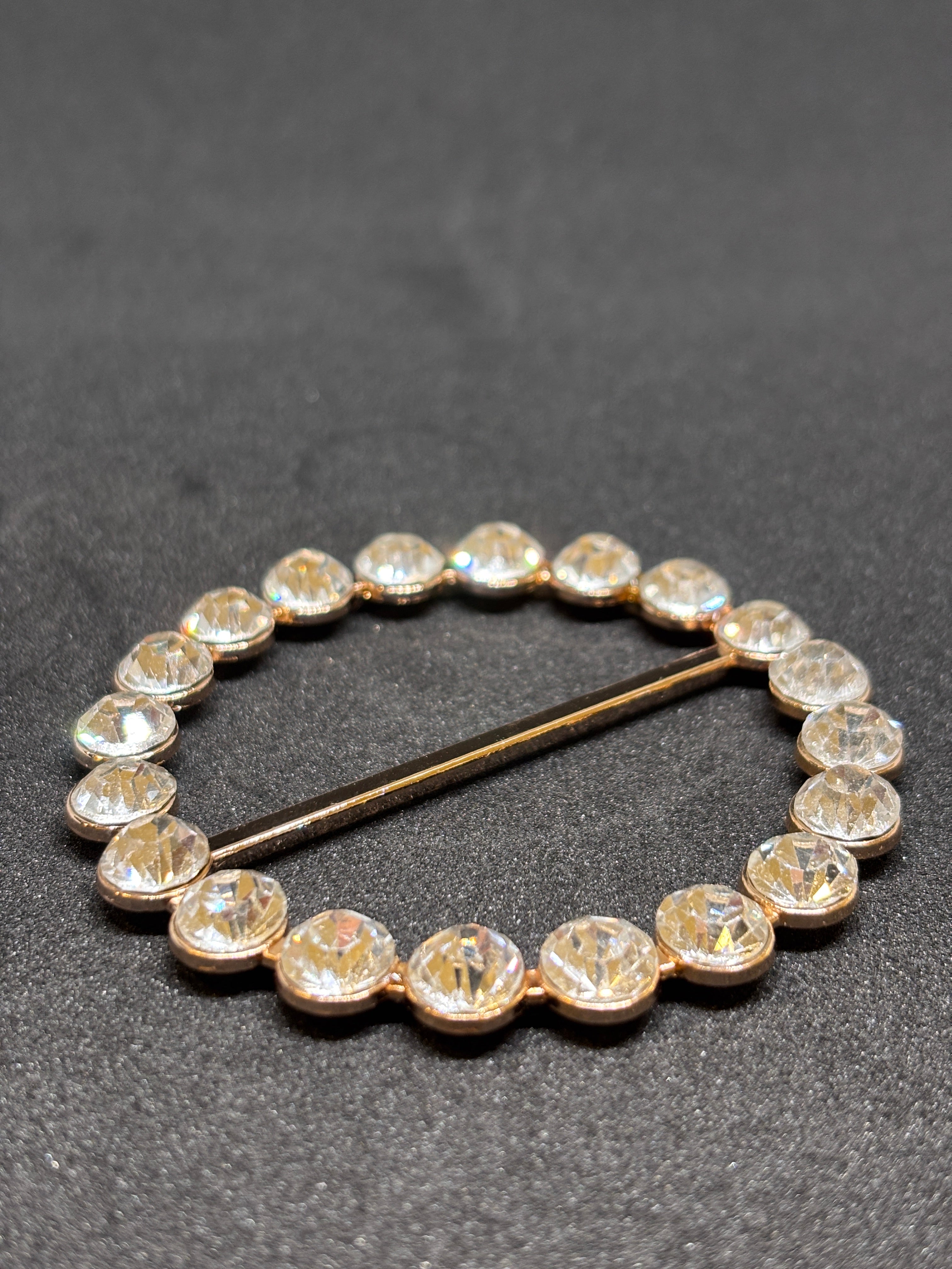 Buckle H6250 Nickel Gold - Ring design - 50mm hebilla