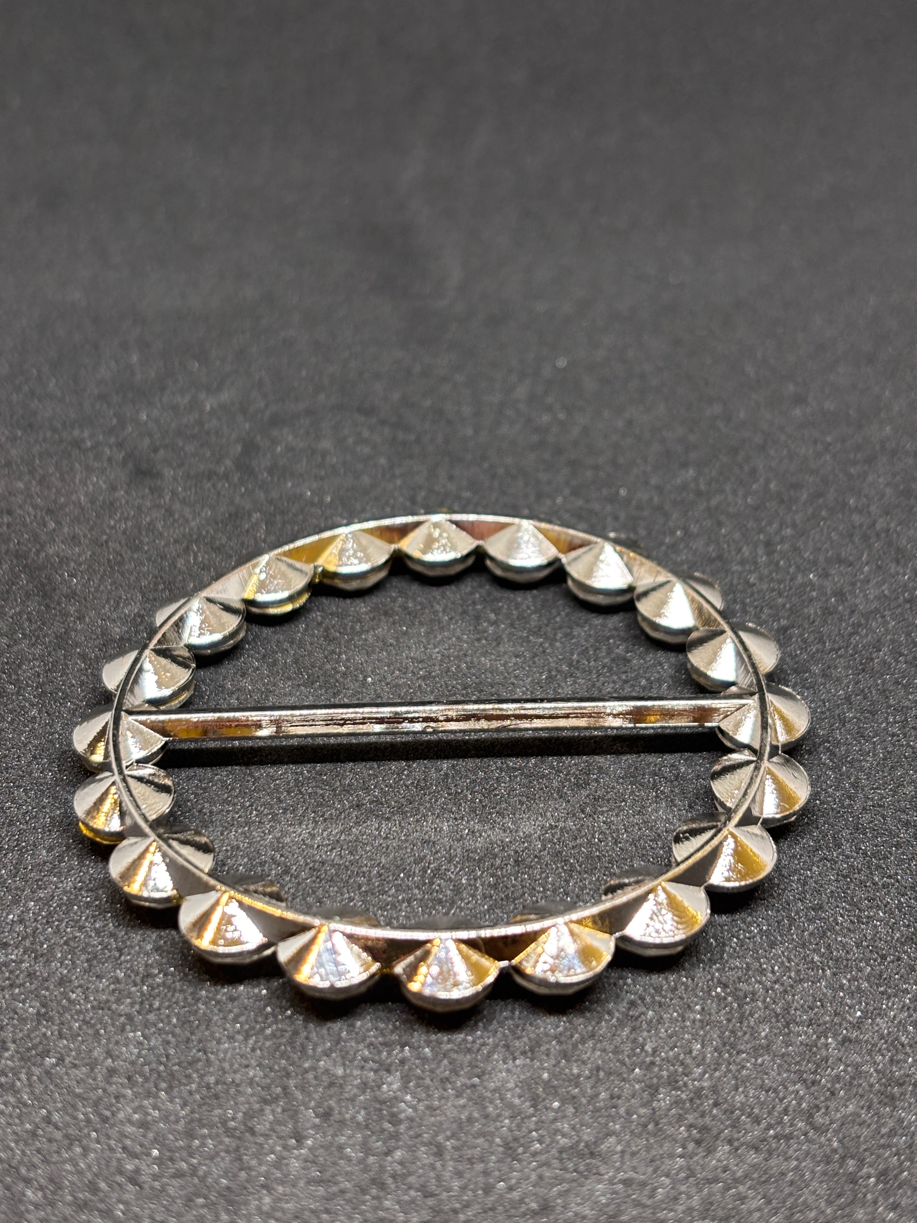 Buckle H6250 Nickel Gold - Ring design - 50mm hebilla