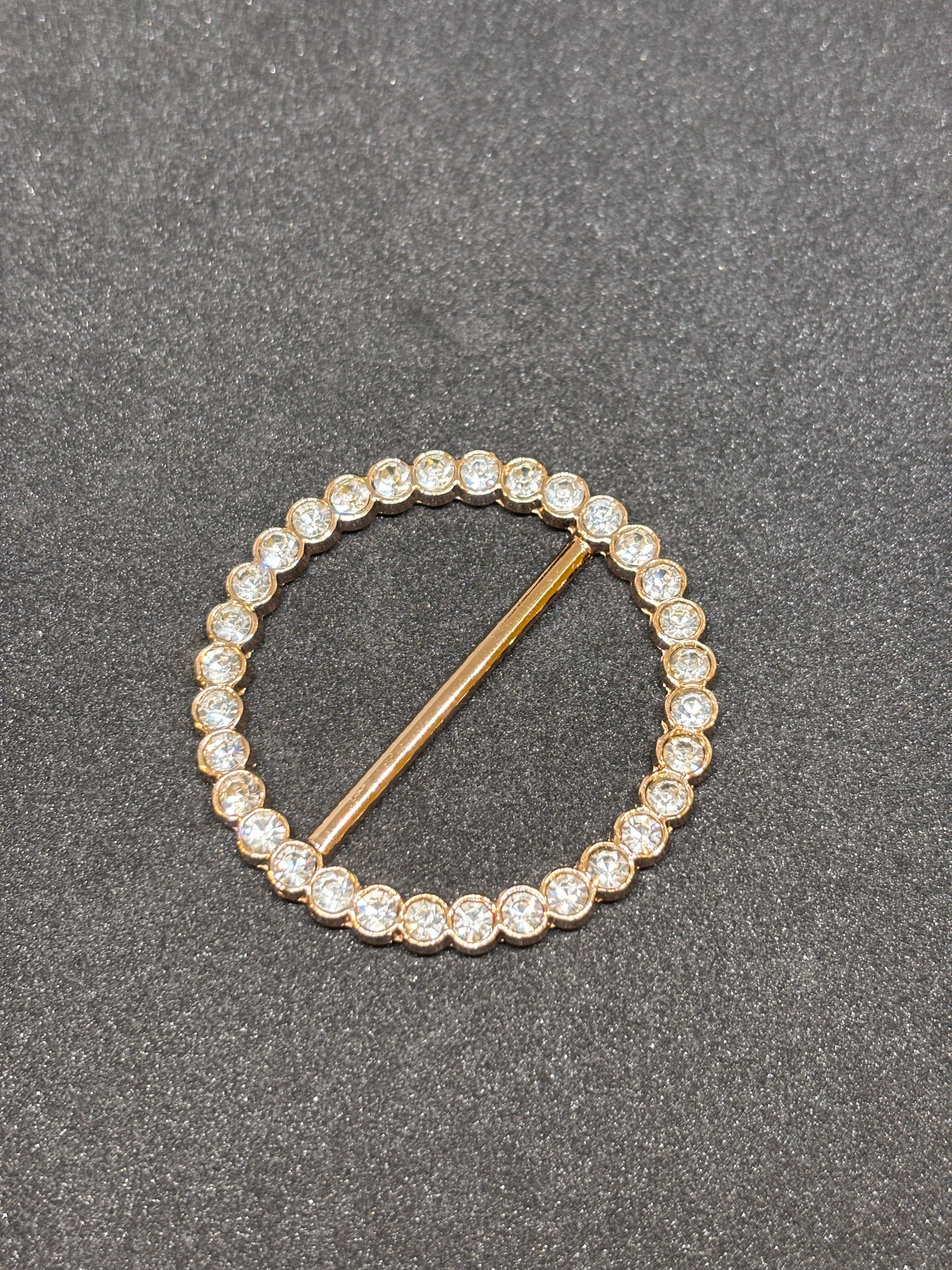 Buckle 10472 Gold - Ring design - 35mm hebilla