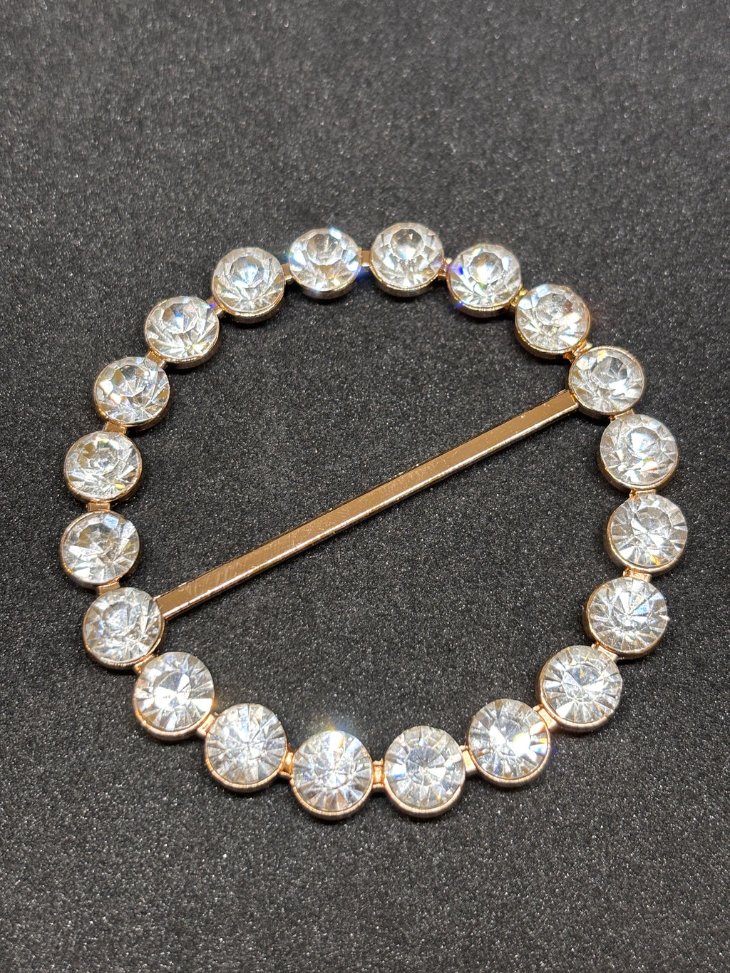 Buckle H6250 Nickel Gold - Ring design - 50mm hebilla