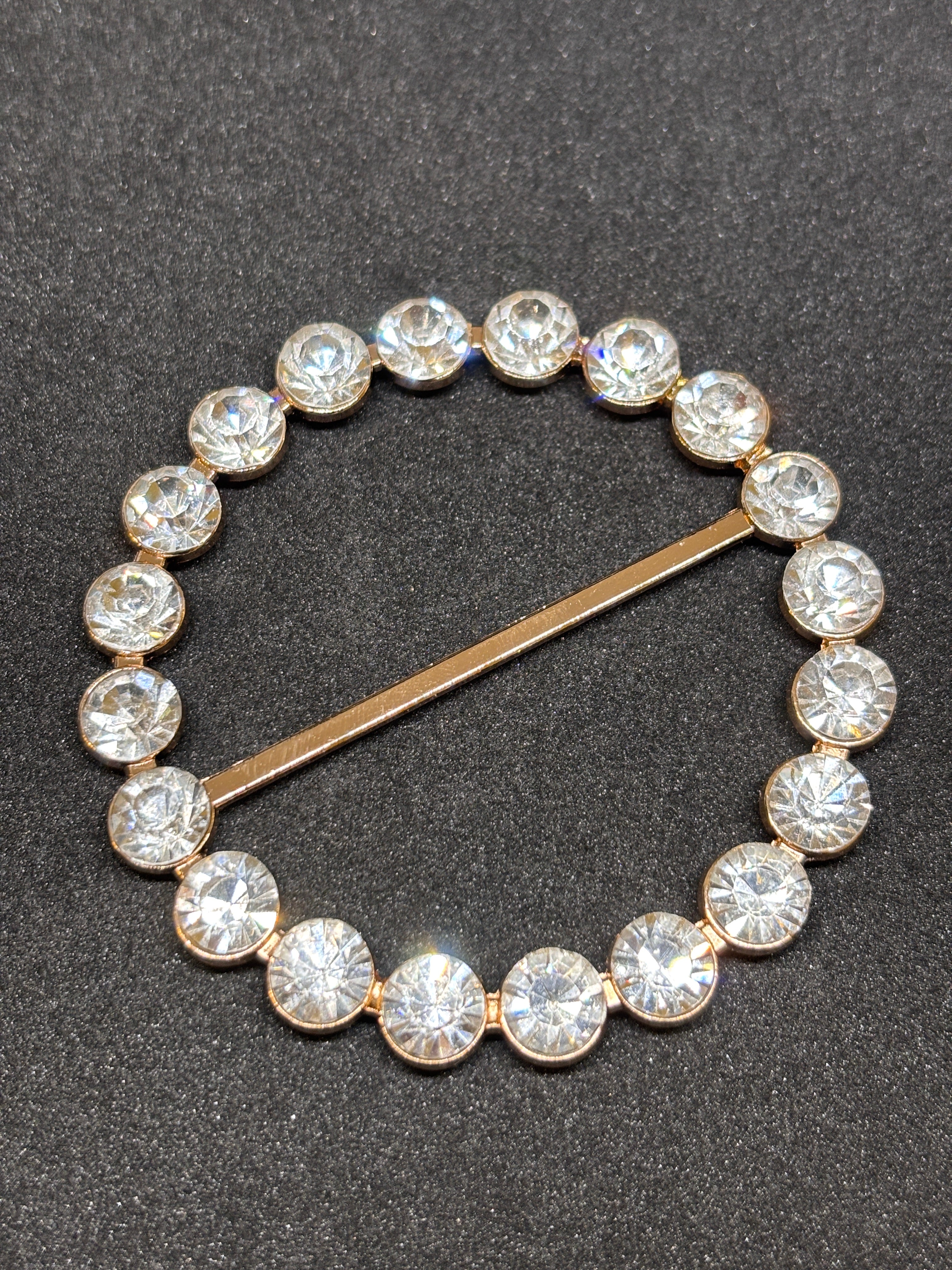 Buckle H6250 Nickel Gold - Ring design - 50mm hebilla