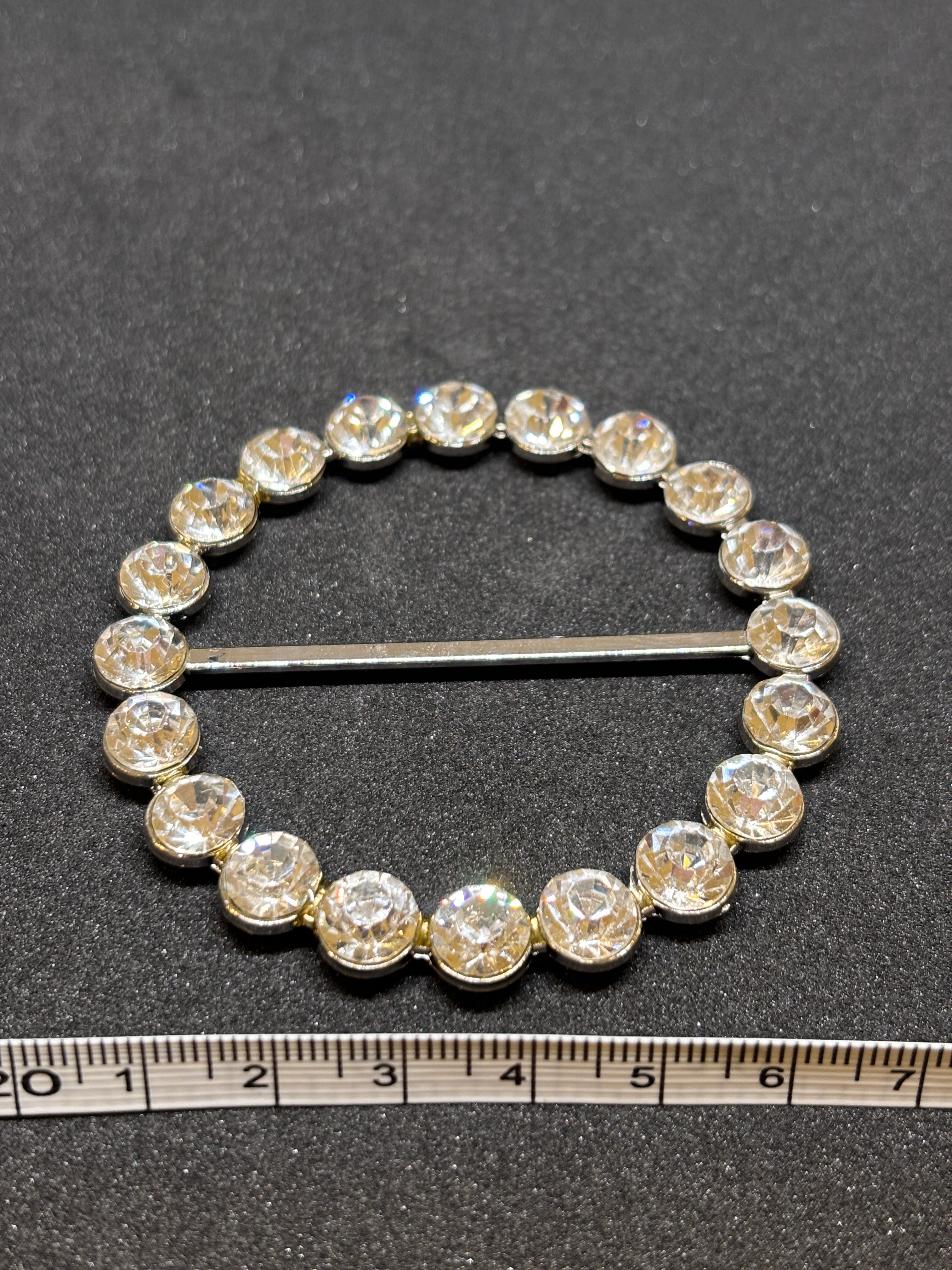 Buckle H6250 Nickel Gold - Ring design - 50mm hebilla