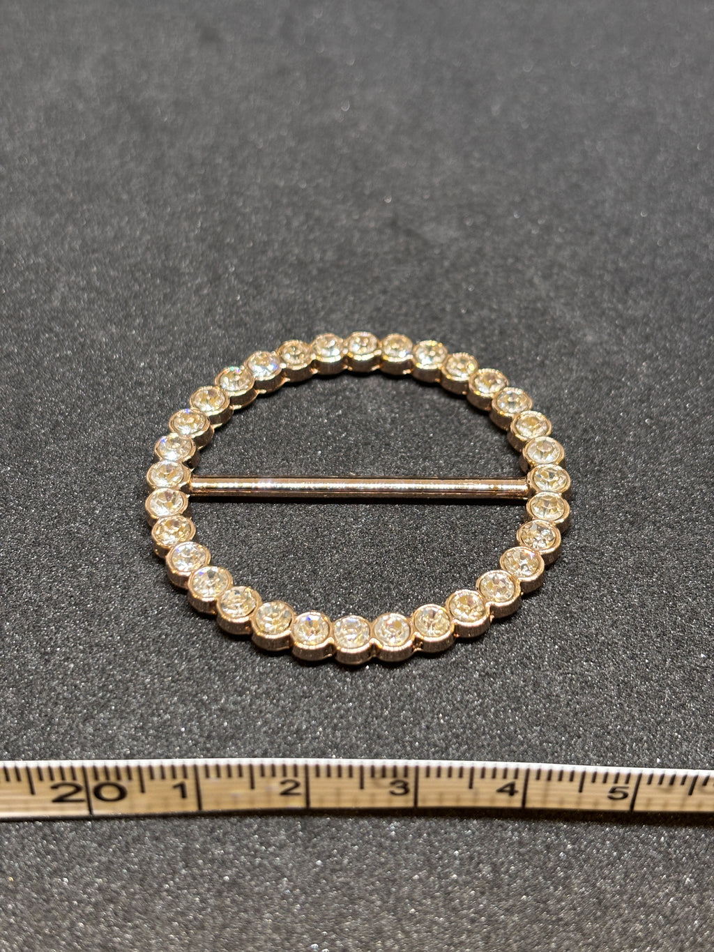 Buckle 10472 Gold - Ring design - 35mm hebilla