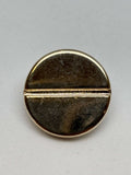 Button M57767 Gold Metal Shank Button 18mm (28L)