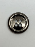 Button M6618 Black Metal 4-Hole Button 23mm (36L)