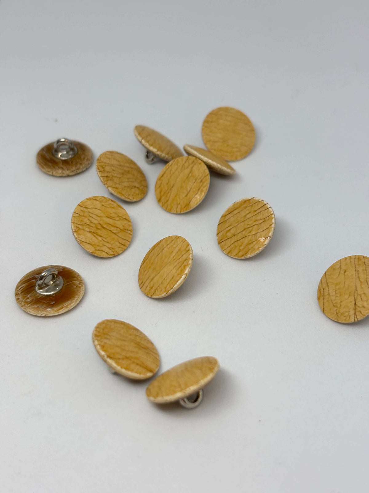 Button P6058 Beige & Ecru Polyester Button 15-20mm (24L-32L)