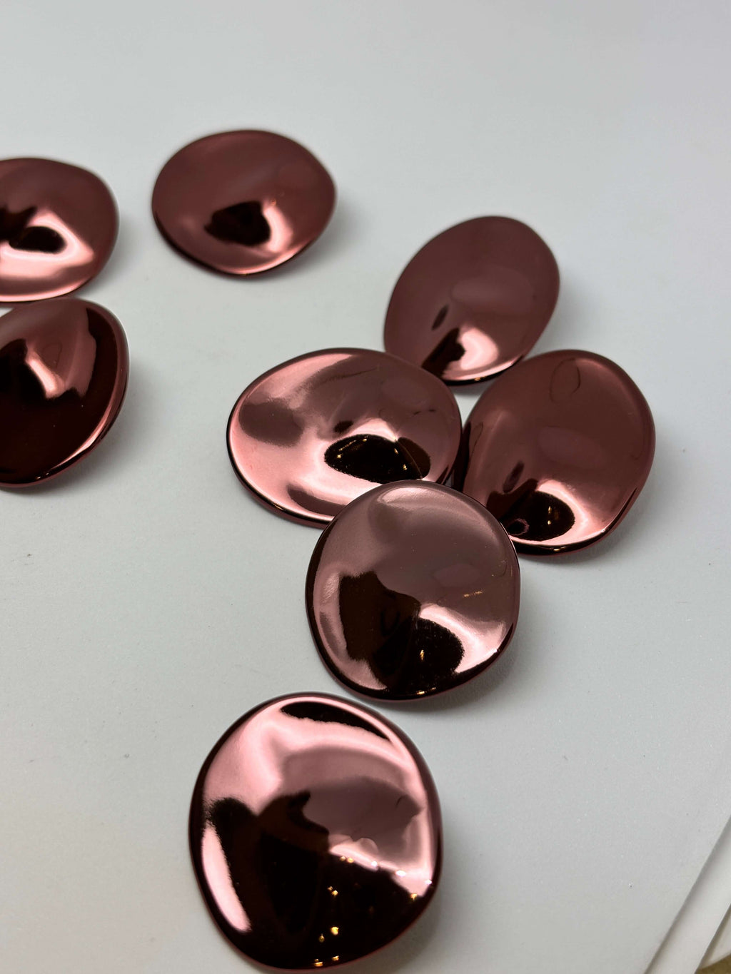 Button MC6366 Purple Metal Shank Button 34mm (54L)